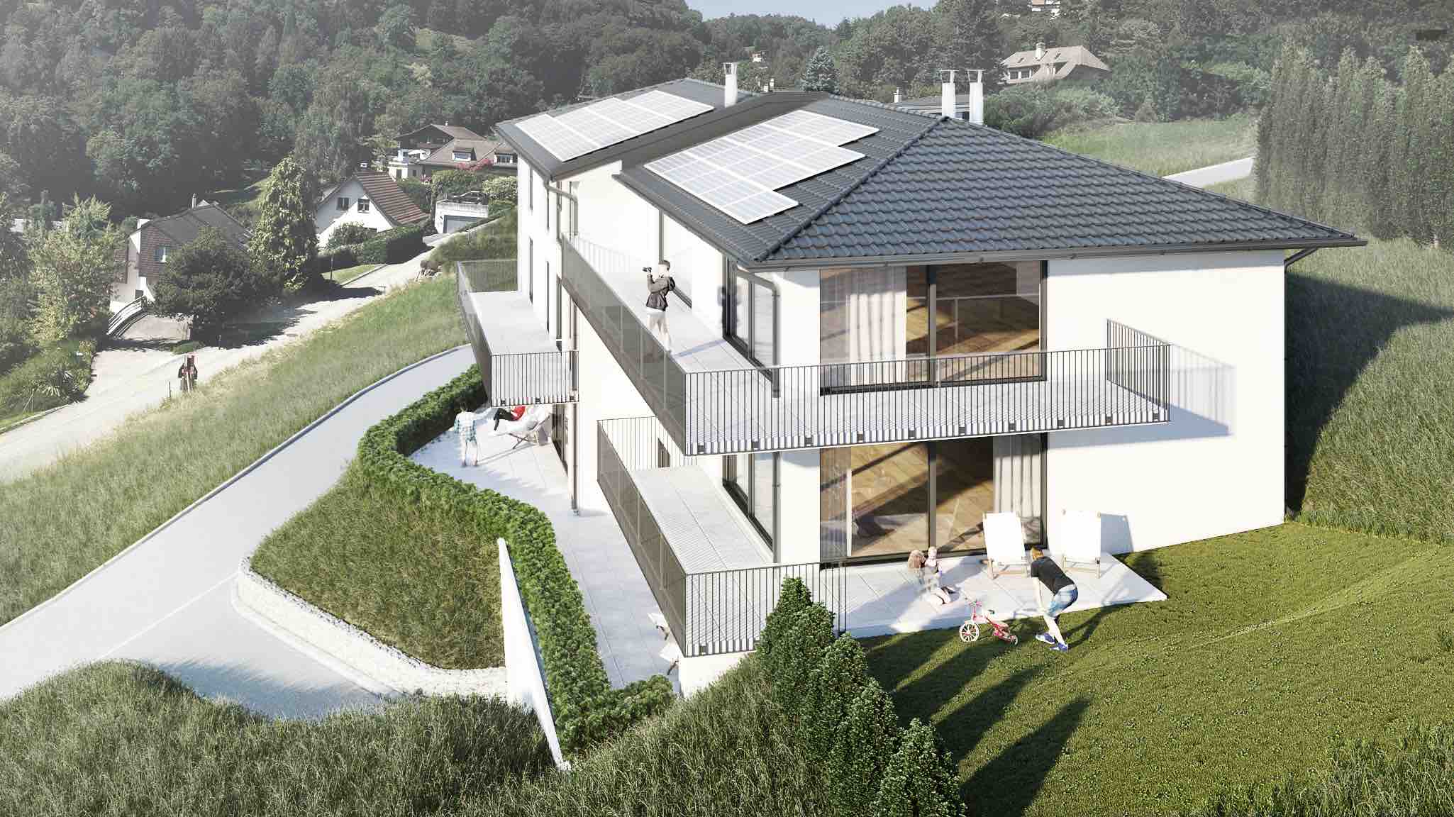 Résidence Manta, Jongny — Jardin (Extérieur)