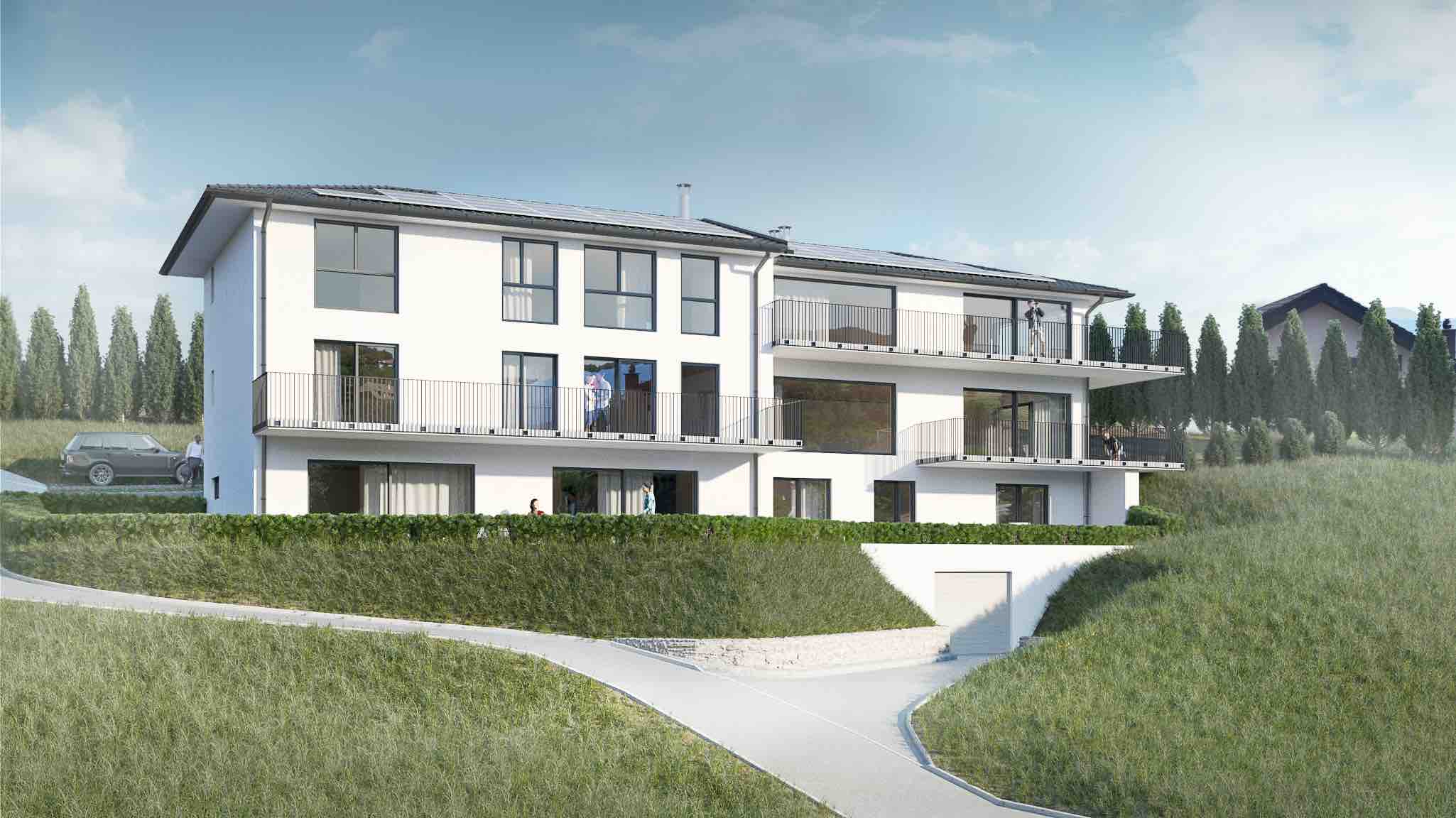 Résidence Manta, Jongny — Façade (Extérieur)